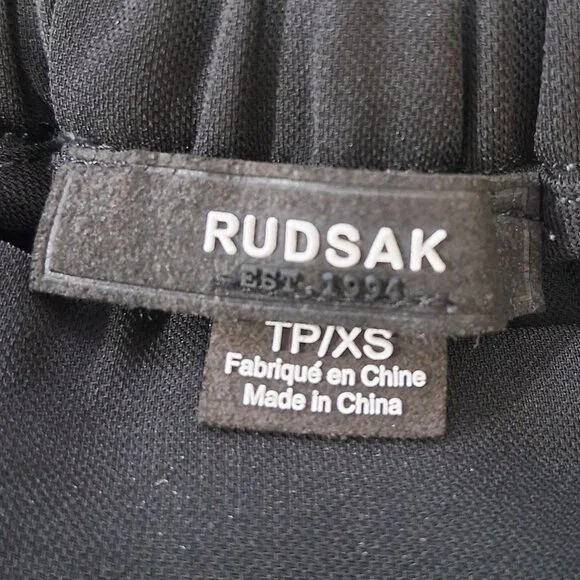 RUDSAK Black Wide-Leg Trousers - Picture 3 of 12